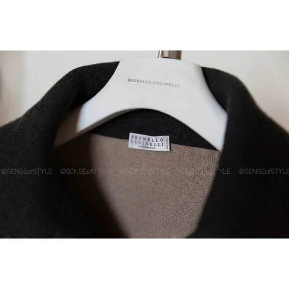 Brunello Cucinelli Cashmere Cardigan Coat Monili Top Knit Women size S